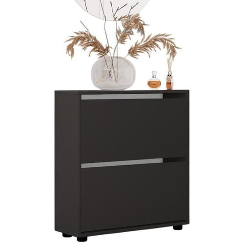 cumpără Raft pentru încălțăminte Mobildor-Lux Leo 60x27x86H cm Anthracite în Chișinău 