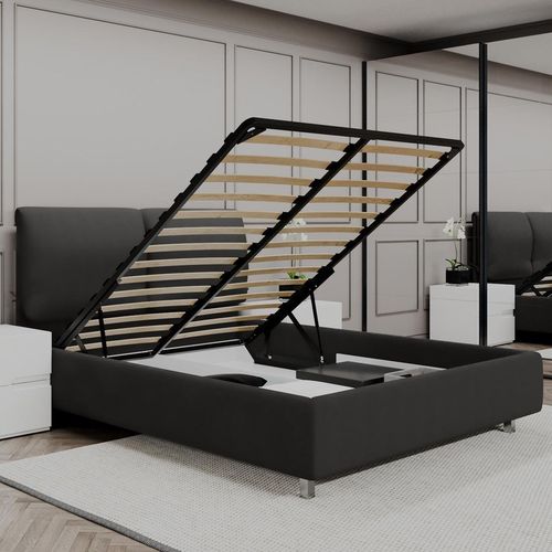 купить Кровать Bayro SweetDreams 1600x2000 c подъёмным механизмом ткань категория I в Кишинёве 