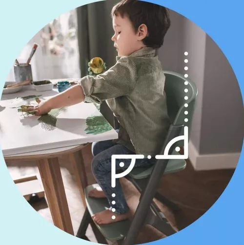 купить Стульчик для кормления KinderKraft LIVY KHLIVY00GRE0000 olive green в Кишинёве 