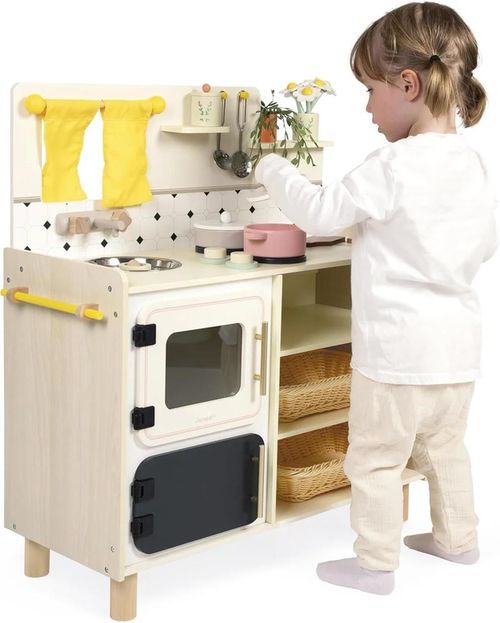 купить Игрушечная кухня и посуда Janod J06642 Bucatarie din lemn Grande Cuisine в Кишинёве 