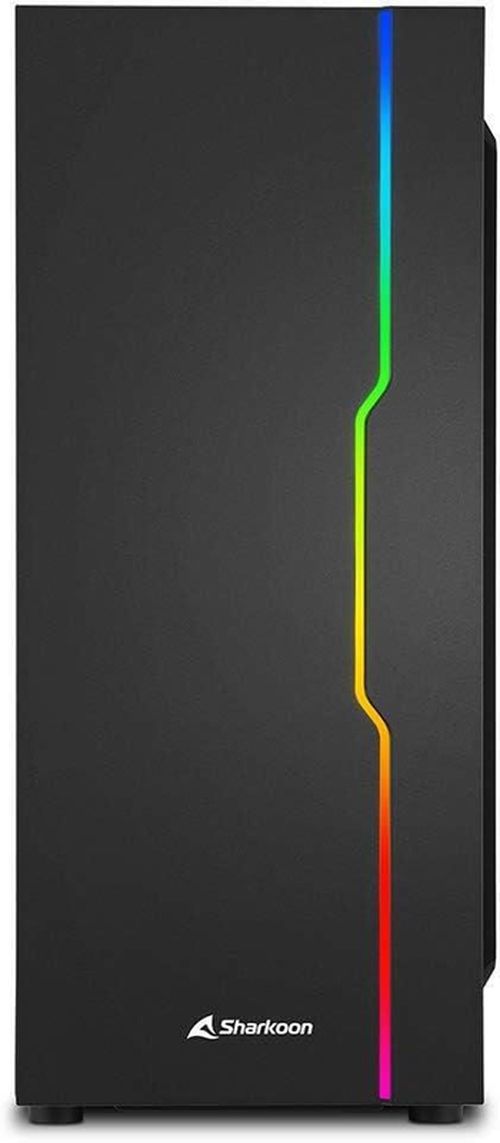 купить Корпус для ПК Sharkoon RGB SLIDER Black ATX Case в Кишинёве 