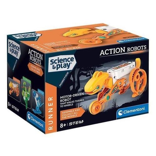 купить Конструктор Clementoni Mechanics - Roboti de actiune Runner (75137) в Кишинёве 