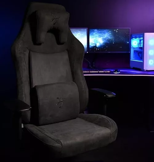 cumpără Fotoliu de birou Arozzi Vernazza XL SuperSoft Fabric, Pure Black în Chișinău 