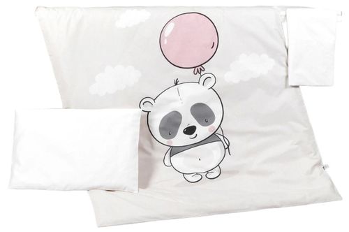 купить Детское постельное белье PernaMea Set lenjerie 3 piese Premium Panda (PM.100469/2) в Кишинёве 