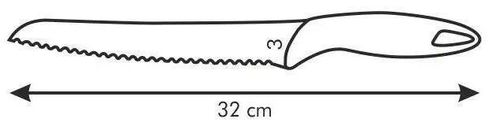 купить Нож Tescoma 863036 Нож хлебный PRESTO 20 см в Кишинёве 