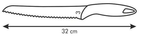 cumpără Cuțit Tescoma 863036 Нож хлебный PRESTO 20 см în Chișinău 