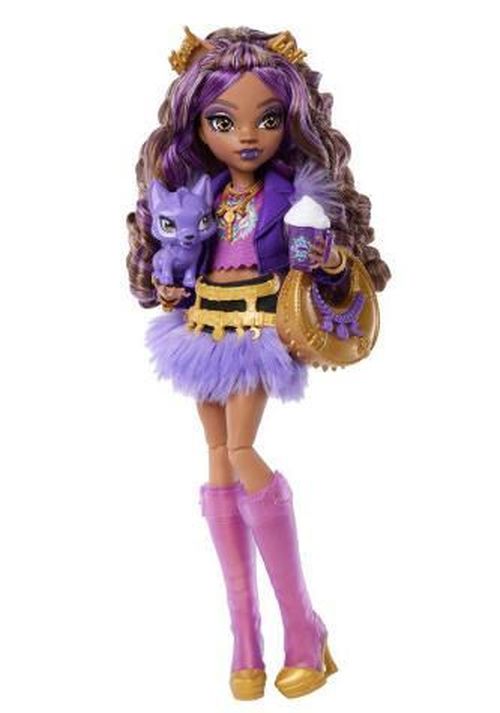 cumpără Păpușă Mattel JHK30 Monster High, Clawdeen Wolf cu animalul de companie Crescent în Chișinău 