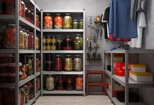 купить Cтеллаж складской Nex Home Raft metalic Budget 1800x700x300mm, 5 polite metal, galvanizat в Кишинёве 