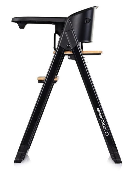 купить Стульчик для кормления Chipolino STHQU02601CH QUATRO charcoal 4in1 в Кишинёве 