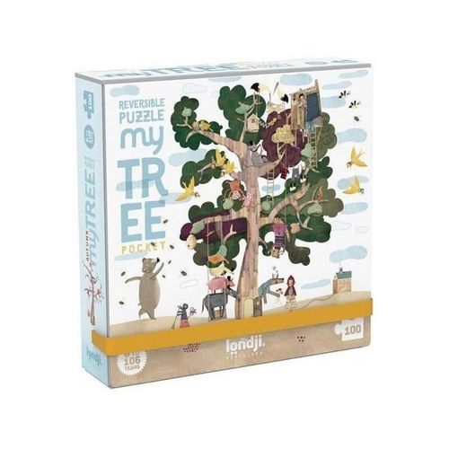 купить Игрушка Londji PZ556 Pocket Puzzle - My tree в Кишинёве 