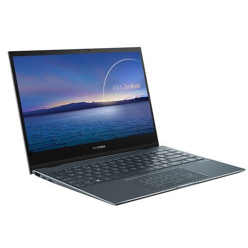 cumpără Laptop 13.3" ASUS ZenBook Flip 13 UX363JA Pine Grey, Intel i5-1035G1 1.0-3.6Ghz/8GB LPDDR4X/SSD 256GB M.2 NVMe/Intel UHD Graphics/WiFi 6 802.11ax/BT5.0/HDMI/HD WebCam/Illum. Keyb./Number Pad/13.3" IPS Touchscreen Glossy (1920x1080)/Windows 10 UX363JA-EM010T în Chișinău 