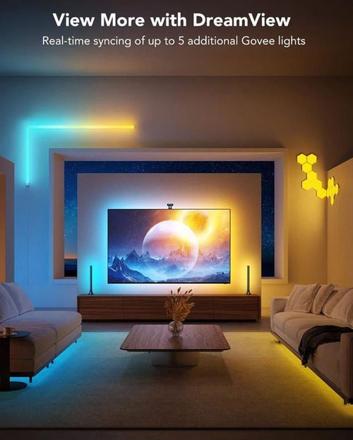 cumpără Banda LED Govee TV Light Strip RGBIC Envisual TV Backlight T2 with Dual Cameras (55”-65”) (H605C311) în Chișinău 
