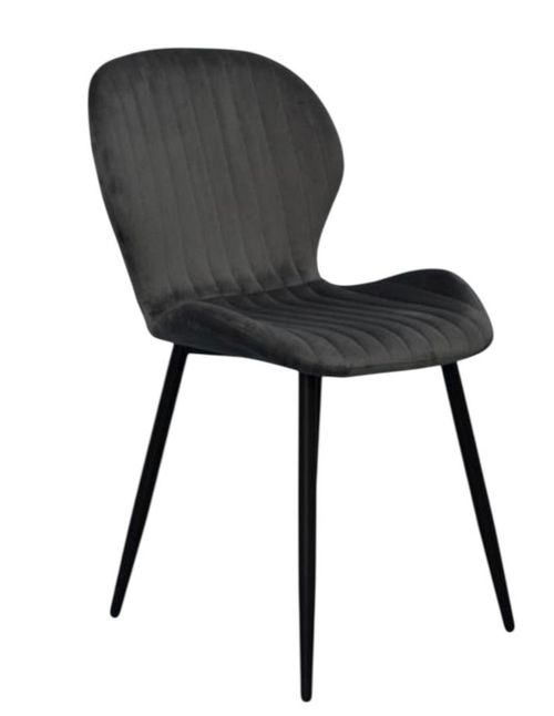 купить Стул Evelin di Costacurta YTC-064B, BLU-14 (Dark grey) в Кишинёве 
