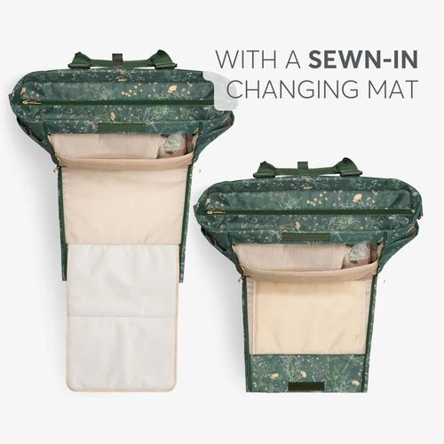 cumpără Geantă pentru mama Kikka Boo 31108020102 Geanta pentru mame Florence Secret Garden Green în Chișinău 