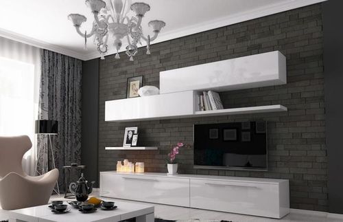купить Стенка Indart Livingul Kubo 11 (300x43x210) в Кишинёве 