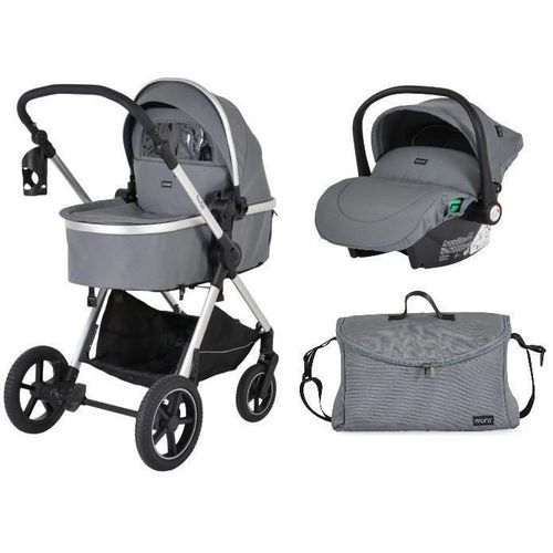 cumpără Сărucior pentru copii Moni Alina Titanium Grey, 3in1 transformabil în Chișinău 