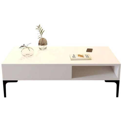 cumpără Măsuţă cafea Trendy Istanbul, Alb 105x32x60cm în Chișinău 