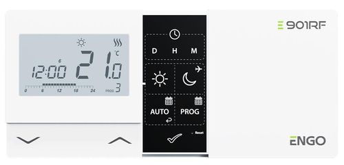 купить Термостат ENGO Controls Termostat E901-WIFI programabil fara fir, white в Кишинёве 