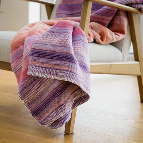 cumpără Textile de casă Ibena 2722/520 Jacquard Decke Harlyn Berry/orange în Chișinău 