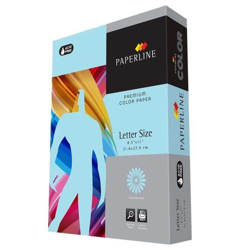 купить Бумага офисная Paperline Hartie colorata A4 80g/500 foi, albastru deschis (OCEAN 120) в Кишинёве 