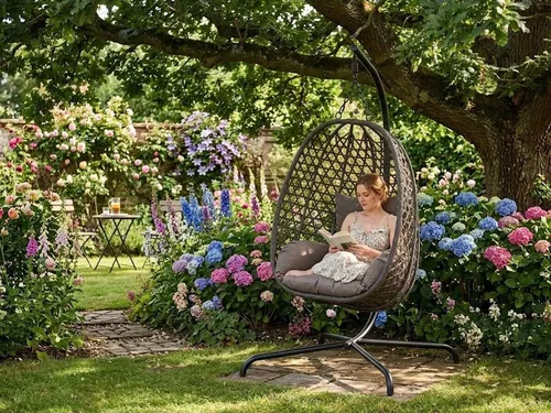 купить Садовая мебель ProGarden 20810 Scaun suspendat cu perna H196cm, max.120kg в Кишинёве 