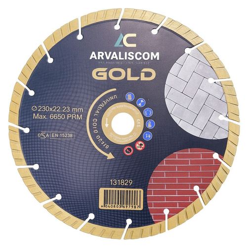 cumpără Disc de tăiere Arvaliscom 131829 Disc diamantat Universal GOLD 230x22.23 UC130 în Chișinău 