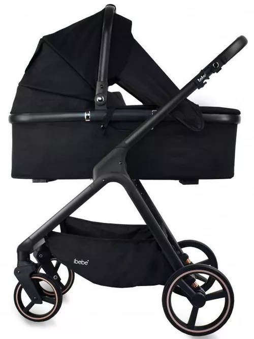 купить Детская коляска ibebe Ice Black в Кишинёве 
