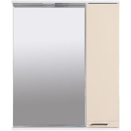 купить Зеркало для ванной Bayro Rivera 650x750 правый беж в Кишинёве 