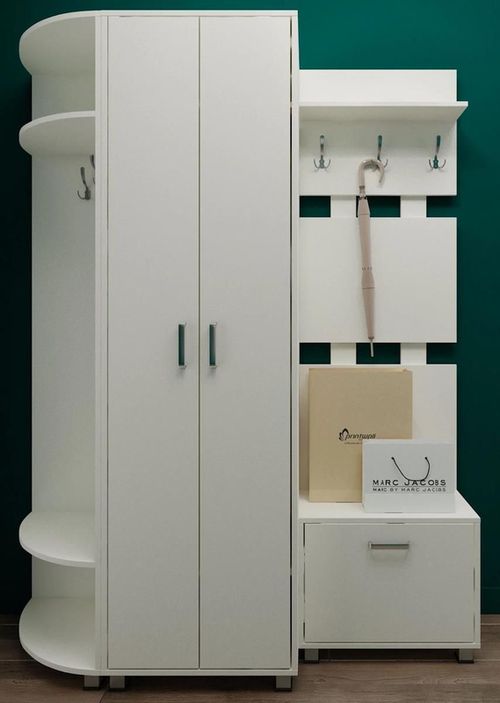 cumpără Mobilă pentru antreu Fabrik Home Monica 1620 frasin alb în Chișinău 