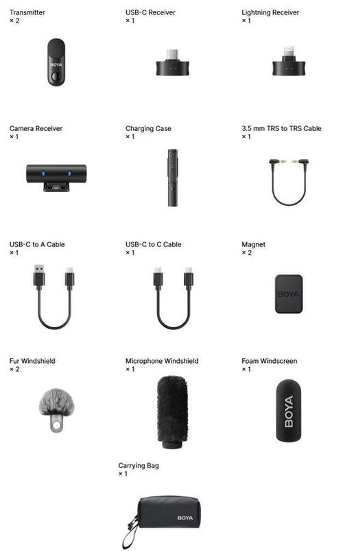 купить Микрофон Boya Magic-02, Black в Кишинёве 