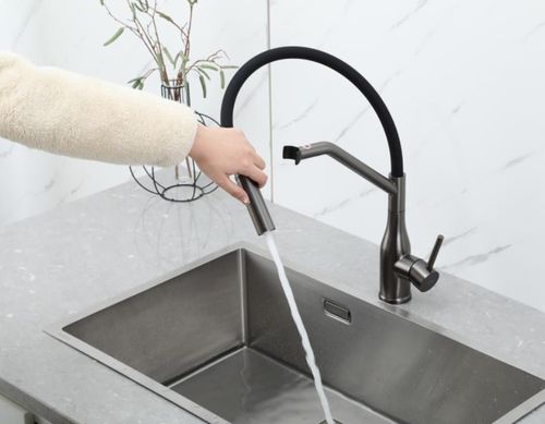 купить Смеситель кухонный Gappo G4098-19 Grafit (chiuveta plus) в Кишинёве 