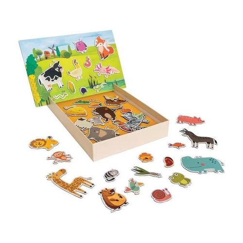 купить Набор для творчества As Kids 1029-64076 Magneti Educationali, Lumea Animalelor, 1444D в Кишинёве 