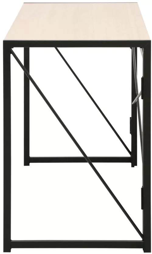 купить Офисный стол Deco Aspen 100x50x75H Oak/Black в Кишинёве 