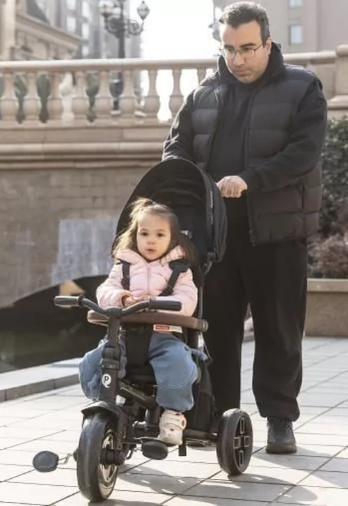 cumpără Bicicletă-cărucior Qplay Comfo Max Black în Chișinău 