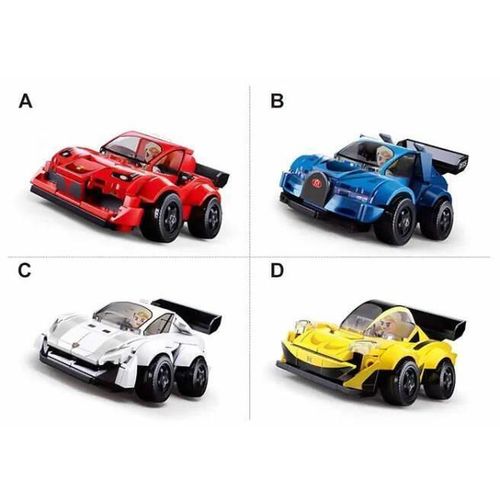 купить Конструктор Sluban B1203 Supercar de curse, 176-183 piese (în asortiment) в Кишинёве 