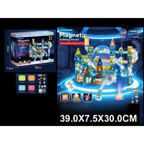 купить Конструктор Richi (22730) Constructor magnetic cu lumini в Кишинёве 