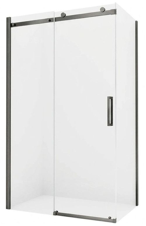 купить Душевая кабина New Trendy Sling Gunmetal Rectangular 120x80x200 8mm K-5705 в Кишинёве 