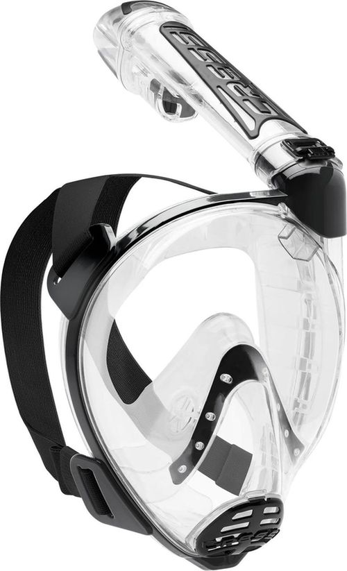 купить Аксессуар для плавания Cressi-Sub Masca Inot Duke Dry Full Face Clear/Black M/L (Xdt010050) в Кишинёве 