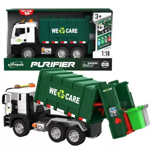 купить Машина Wenyi WY1115A 1:10 Camion de gunoi cu inerție (lumină / sunet) в Кишинёве 