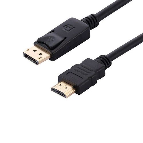 cumpără Cable DP-HDMI - 1.5m - Brackton DPH-SKB-0150.B, 1.5 m, DisplayPort 20 pin to HDMI 19 pin m/m, digital interface cable, bulk packing în Chișinău 