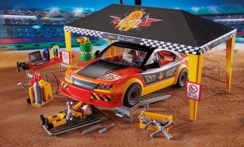 купить Конструктор Playmobil PM70552 Stunt Show Service Tent в Кишинёве 