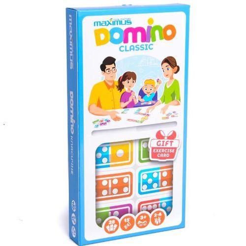cumpără Joc educativ de masă Maximus MX5492 Domino clasic, 28 piese în Chișinău 