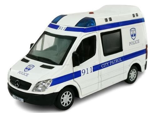 купить Машина MSZ 68346 модель 1:32 Mercedes-Benz Sprinter (police, ambulance) в Кишинёве 
