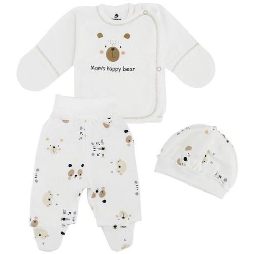 cumpără Haine pentru copii Minikin 242780156 Happy Baby Комплект: распашонка, ползунки,шапочка мордочки 0-1 мес (56 см) în Chișinău 