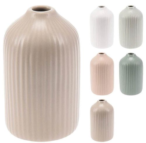 купить Ваза H&S 55210 Pastel Relief, H14cm, D8cm, ceramica (în asort.) в Кишинёве 