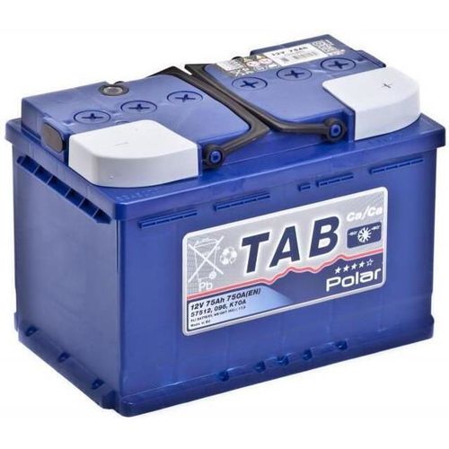 купить Автомобильный аккумулятор TAB POLAR BLUE 75Ah 700EN 278x175x190 -/+ (57549B) в Кишинёве 