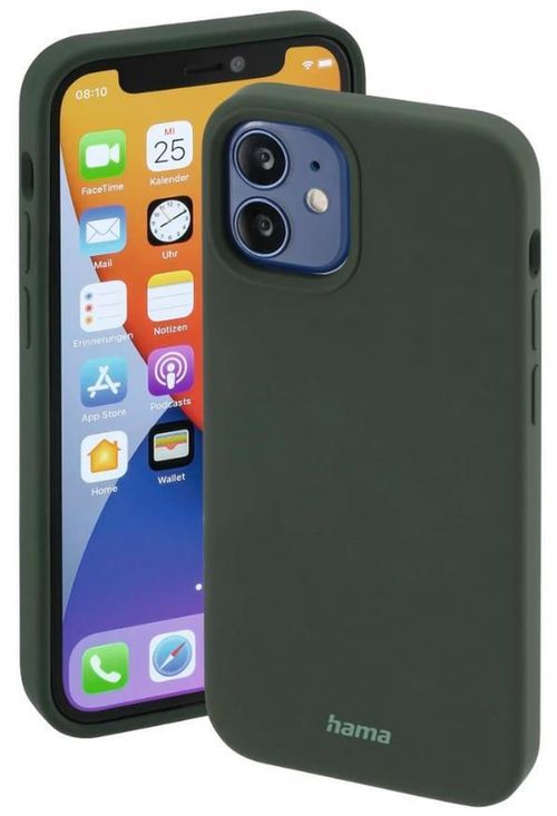 купить Чехол для смартфона Hama 196796 MagCase Finest Feel PRO Cover for Apple iPhone 12 mini, green в Кишинёве 