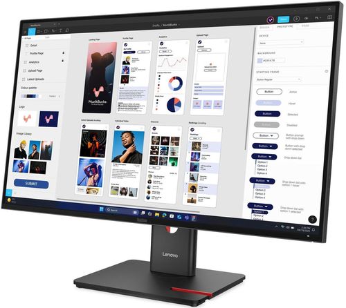 купить Монитор Lenovo T32UD-40 Black (64B0GAT1EU) в Кишинёве 