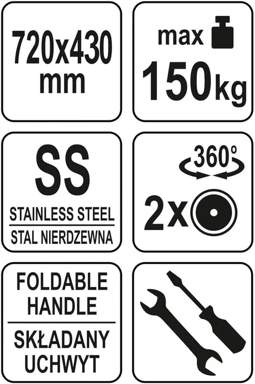 купить Тележка Yato YG-09080 в Кишинёве 