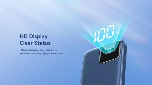 купить Аккумулятор внешний USB (Powerbank) Remax RPP-500 10KmAh PD+QC 20W+22,5W Dark Blue в Кишинёве 